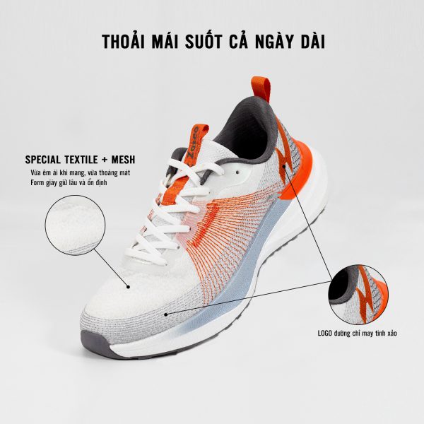 Alternative view of Giày thể thao Zoseo Litenow - Orange