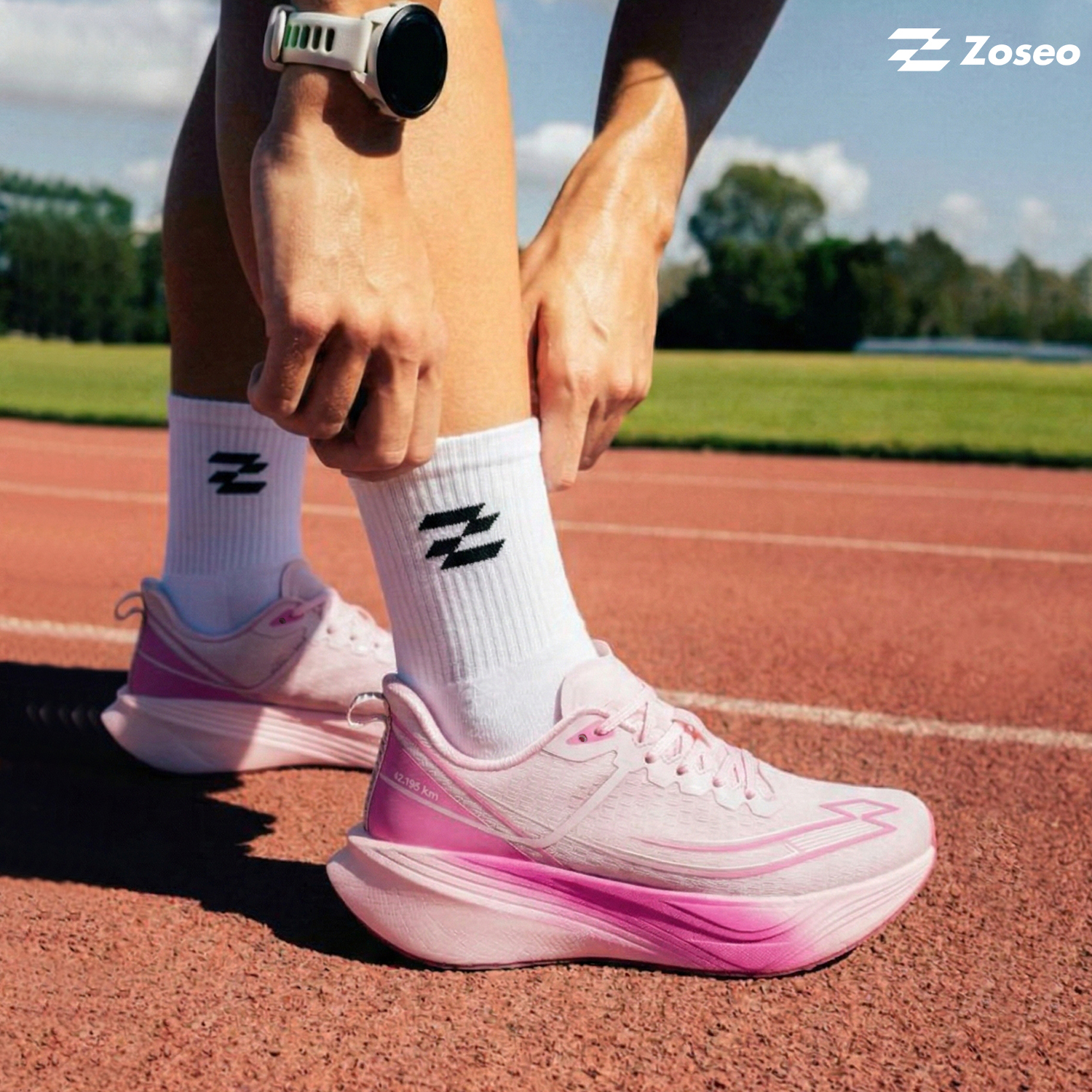 Giày chạy bộ Zoseo Infinity42 - Pink - Ảnh 5