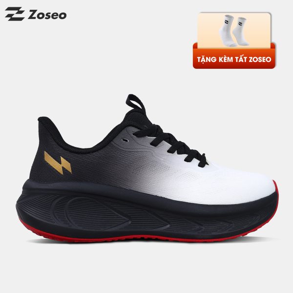 Giày chạy bộ Zoseo Airgo - Black White