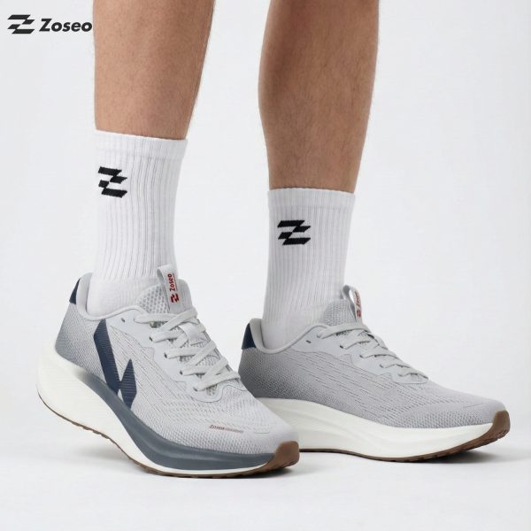 Alternative view of Giày chạy bộ Zoseo Cloudix - Grey Navy