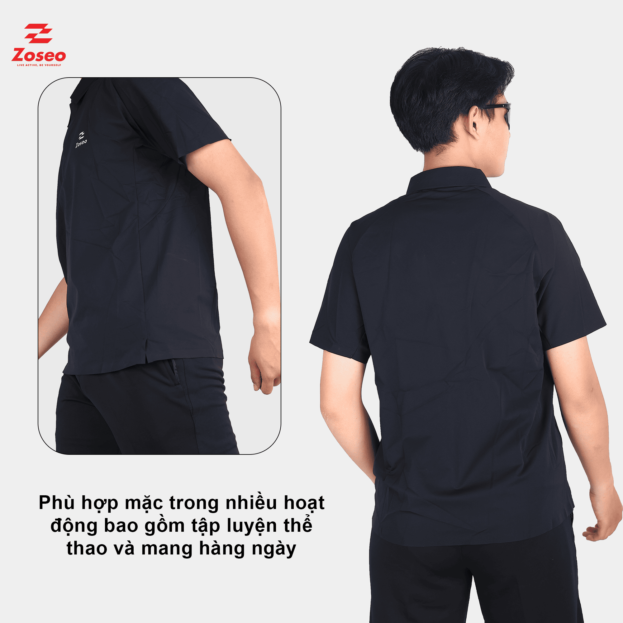 Áo Thể Thao Polo Nam Zoseo 8379 - Ảnh 4